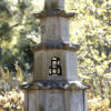 Buddhist stone pagoda tower