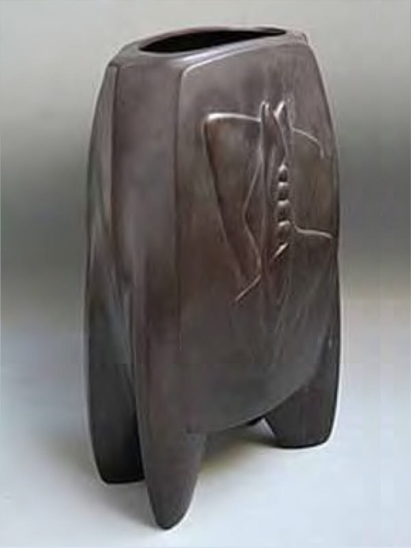 Bronze “Art Deco” vase