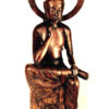 Bronze seated Kannon Maitreya