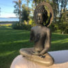 Teaching Buddha with Divine Halo - Bronze
