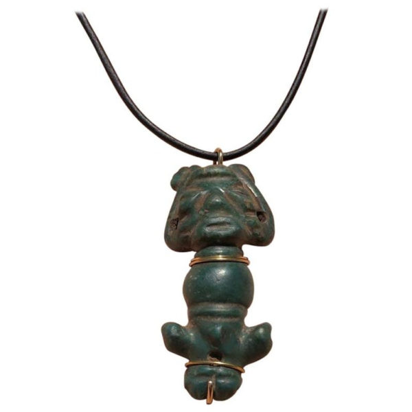 Carribean Jade Amulet Necklace over 500 years old