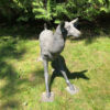 Large Japanese Bronze Garden Deer Sculpture- 36"
