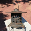 antique lantern, with a "Bird and Bamboo" motif