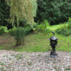 Bronze Art Nouveau Garden Lantern