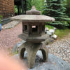 small antique stone tea garden yukimi lantern
