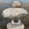 hand-carved organic Spirit Mountain style stone lantern