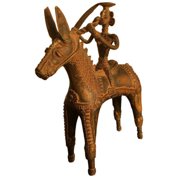 Mumbai India Bronze Horse and Rider