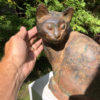 Best Friend Iron Cat Sculpture
