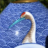 Blue Fukagawa Cranes Vase