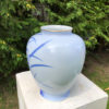 Blue Fukagawa Iris Vase