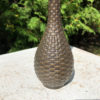 Bronze Wicker Bud Vase