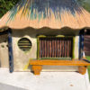 Ceramic "Mountain House" Minka treasure box or censer