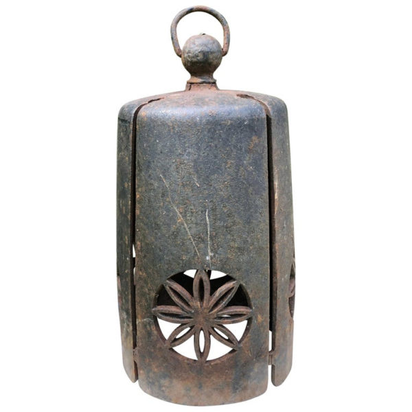 Bronze Bonsho Fire Bell with snowflake design