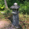 Three Pathway Stone lanterns