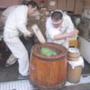 Wooden rice mallet/masher