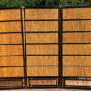 Black Lacquer Shoji Doors Screens Birds & Bamboo