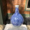 Blue and white Bud Vase with Vines