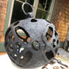 "Moon Form" Garden Ball Lantern With 84 Inch Chain