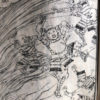 Samurai battles woodblock prints