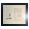 Framed Ikebana, Flower Display Print