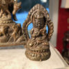 Vintage Hand Cast Bronze India Player and Buddha Attendant
