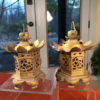 Gold Lotus Flower Lanterns