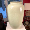 Tall Buckeburg green craquelure vase