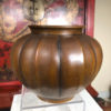 Bronze Art Deco Melon Vase