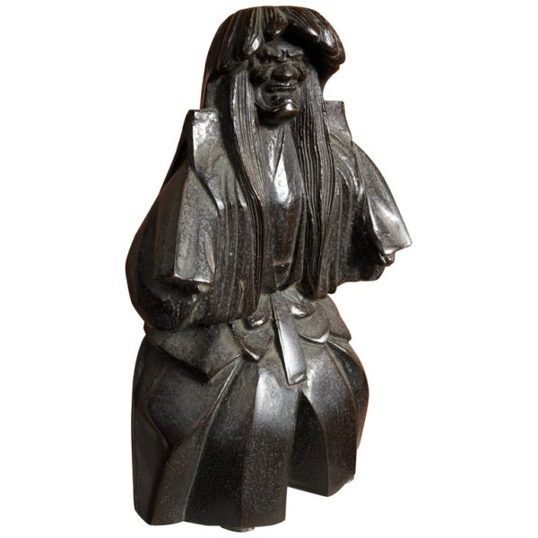 Antique Bronze Kabuki Actor