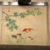 Hand Painted "THREE GOLD FISH" Silk Painting