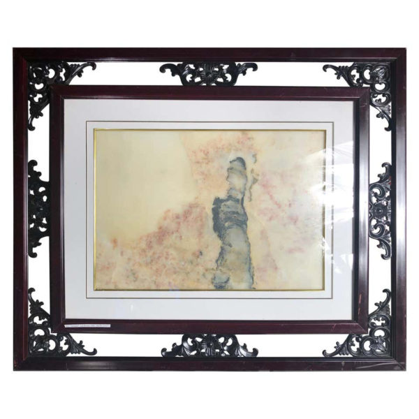Lady in Pink Extraordinary Natural Stone "Painting"