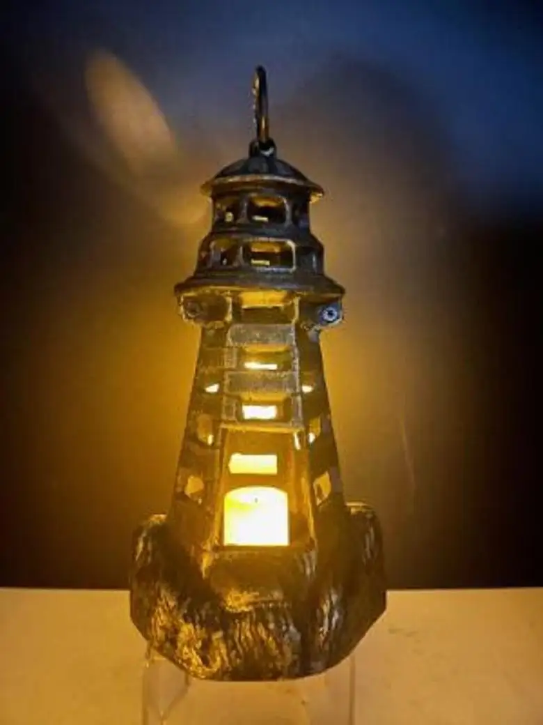 Vintage Old "Light House" Garden Lighting Lantern