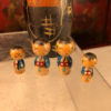 Family Nine Old "KOKESHI DOLLS" Famous Bobble Heads And Children