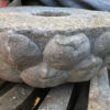 Antique Stone Lotus Base, Rare 19thc. Hand Carved Sculpture