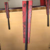 Six Lacquered Makie Byobu Screen Accents