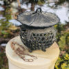 Antique Bronze "Basket Weave" Garden Lantern