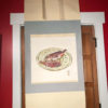 Antique Hand Painted Scroll Fresh Red Snapper