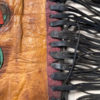 Tuareg Handcrafted Leather "Camel Eye" Runner & Rug from Old African Desert