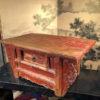 Chinese Antique Red Lacquer Display Tea or Coffee Table