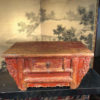 Chinese Antique Red Lacquer Display Tea or Coffee Table