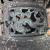 ntique Bronze "Bells & Dragons" Garden Lantern, 100 Yrs Old