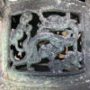 ntique Bronze "Bells & Dragons" Garden Lantern, 100 Yrs Old