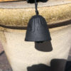 Japanese Large Hand Cast "Mountain Lantern" and Wind Chime
