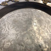 Hand Hammered & Engraved "Flowers Galore" Silver Party Tray