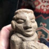 Native America Ancient Hand Carved Stone Pipe Idol Sculpture