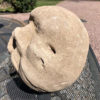 Native America Old Natural Stone Human Head Effigy Sculpture