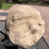 Native America Old Natural Stone Human Head Effigy Sculpture