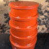 Stack Red Lacquer Storage Bowls