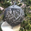Japanese Antique Bronze "Bamboo Sphere" Garden Lantern