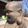 Antique Joyful Buddha Sculpture
